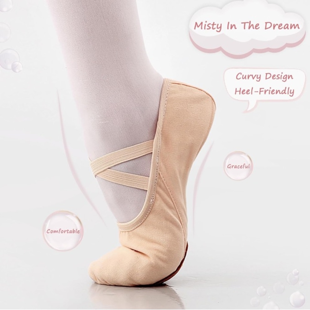 NWT Girls Ballet Shoes - Picture 5 of 11